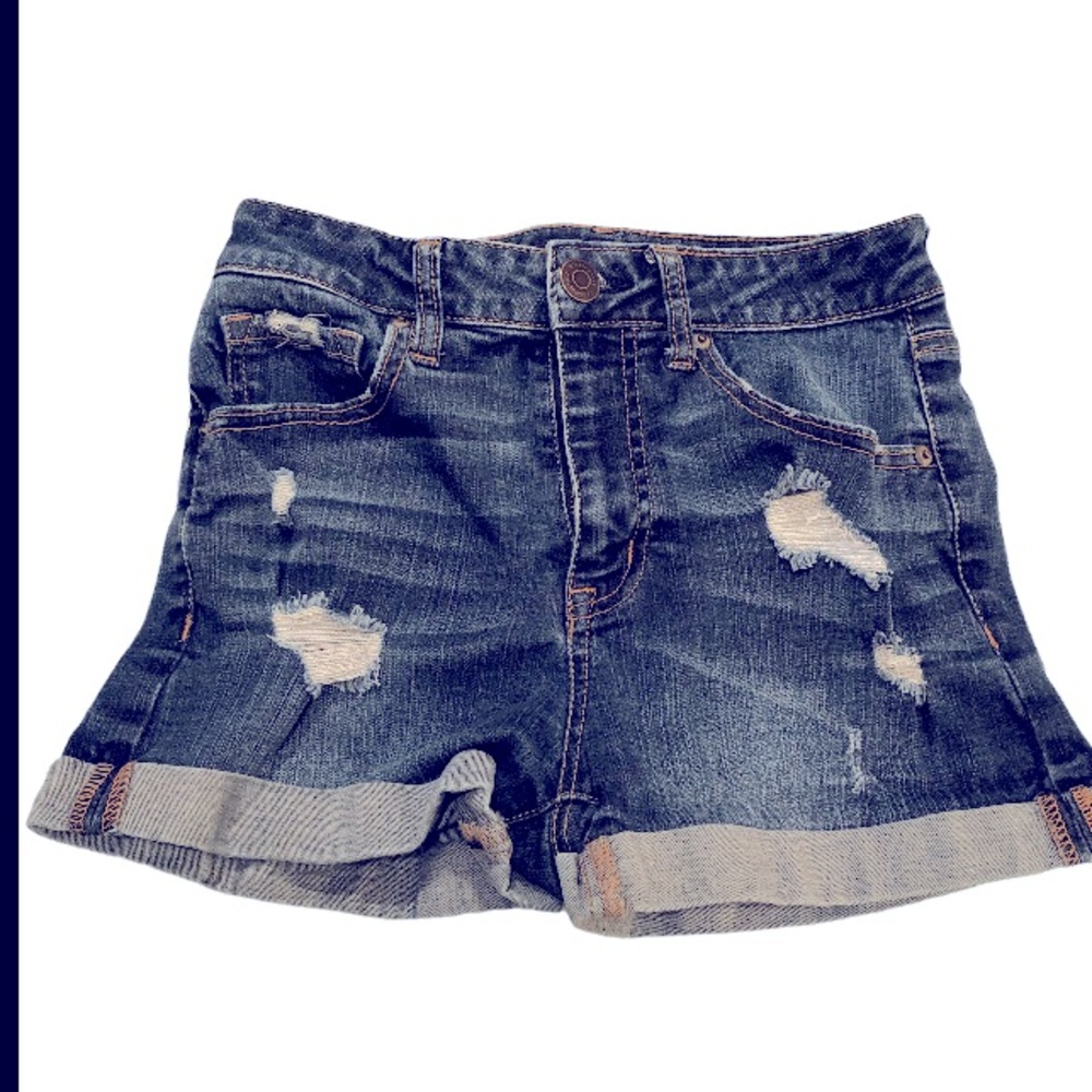 Aeropostale cuffed jean shorts